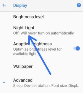 Cómo habilitar el modo nocturno en Android Oreo 8.0