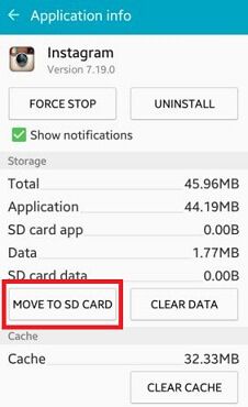 Cómo mover aplicaciones desde el almacenamiento interno a la tarjeta SD Galaxy Note 8
