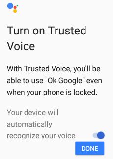 Reproduce una voz de confianza en el Asistente de Google