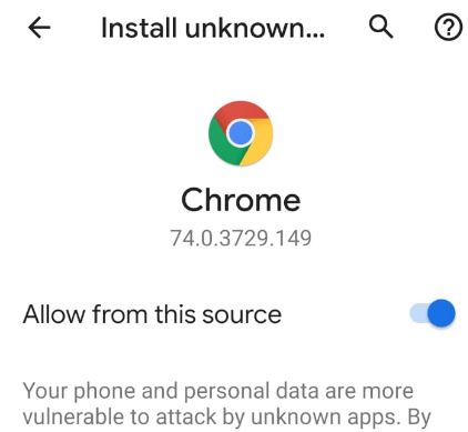 Cómo instalar Android 9 Pie desde fuentes desconocidas