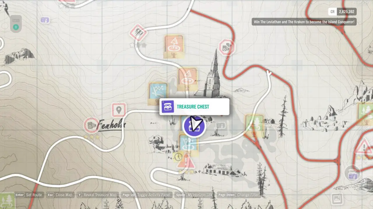 Forza Horizon 4 Fortune Island Todas las ubicaciones de acertijos y cofres del tesoro