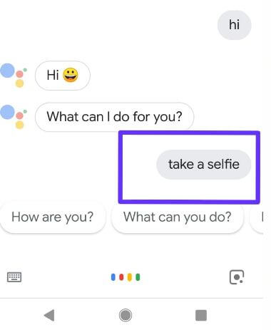 Cómo usar Google OK para tomar selfie en dispositivos Android