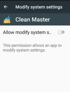 cambiar la configuración del sistema de Android Nougat