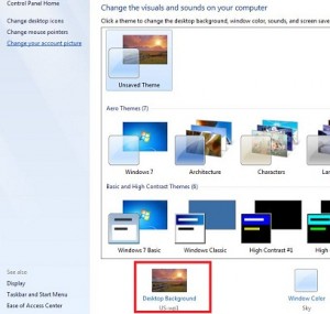Cómo cambiar el fondo de escritorio de Windows 7PC