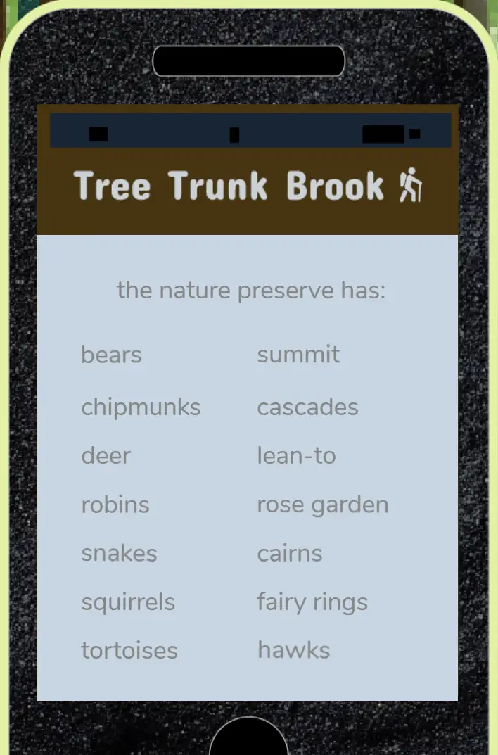 Tree Trunk Brook Todas las ubicaciones de artículos y vistas