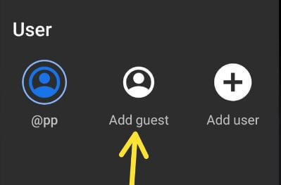 Cómo cambiar al modo invitados en Android 9