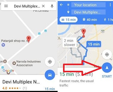 Obtén indicaciones paso a paso con Google Maps para Android