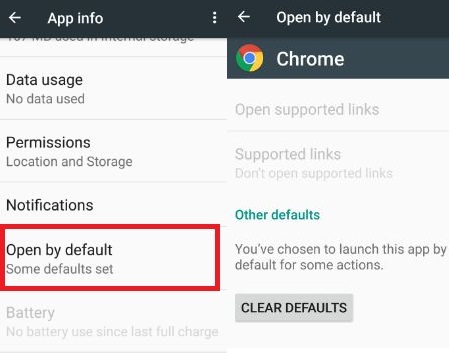 Cómo limpiar aplicaciones predeterminadas en Android 7.0 Nougat