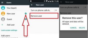 Cómo eliminar el usuario de Android Nougat 7.0