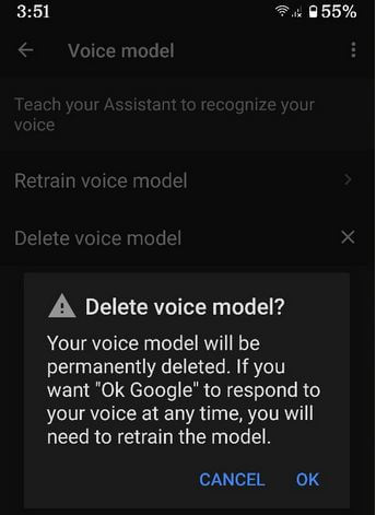 Ok Google Voice Command Android no funciona