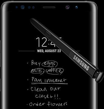 Cómo activar y usar la configuración de S Pen en Galaxy Note 8