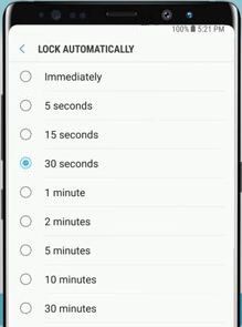 Cómo cambiar el tiempo de espera de la pantalla de bloqueo del Galaxy Note 8