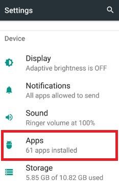 Cómo cambiar las aplicaciones predeterminadas en Android Nougat 7.1.2