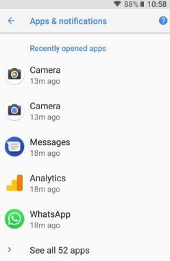 Cómo mover aplicaciones a la tarjeta SD en Android Oreo 8.1
