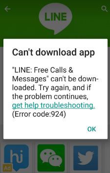 Cómo reparar el error 924 de Google Play Store