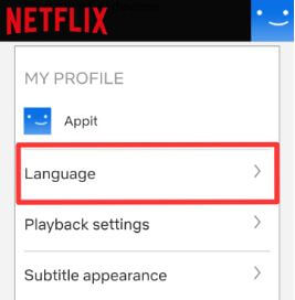 Cómo cambiar el idioma en Netflix Android