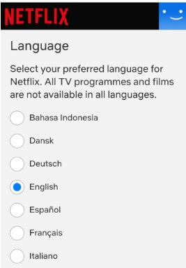 Cambiar idioma en Netflix Android