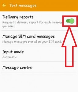 Cómo habilitar el informe de entrega de mensajes de texto en Android