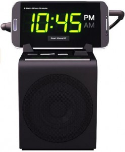 Hale dreamer reloj despertador base de altavoz para teléfonos Android
