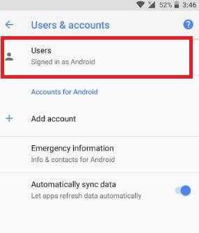 Instalar multiusuario en android 8.1 Oreo