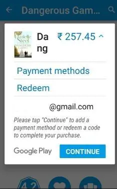 Arreglar el método de pago rechazado en Google Play