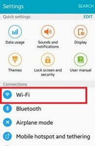 WiFi está conectado pero sin acceso a Internet en el teléfono Android