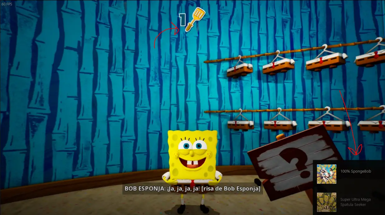 SpongeBob SquarePants Cómo corregir el error de logros (calcetines, espátulas)