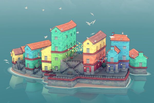 Townscaper Cómo hacer ciudades flotantes