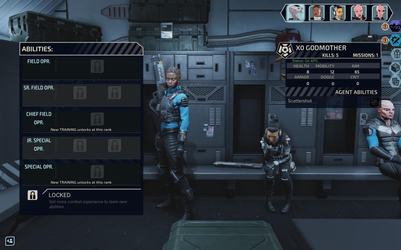 XCOM: Chimera Squad - Cómo reemplazar los rangos de los agentes