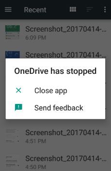 Arreglar Onedrive deja de funcionar Android
