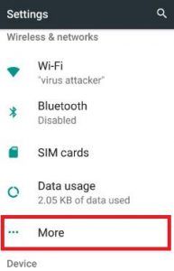 Cómo configurar un punto de acceso móvil en Android Nougat 7.1.2 para compartir Internet