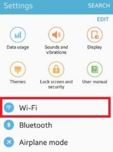activar-wifi-sub-configuración-opción- Android