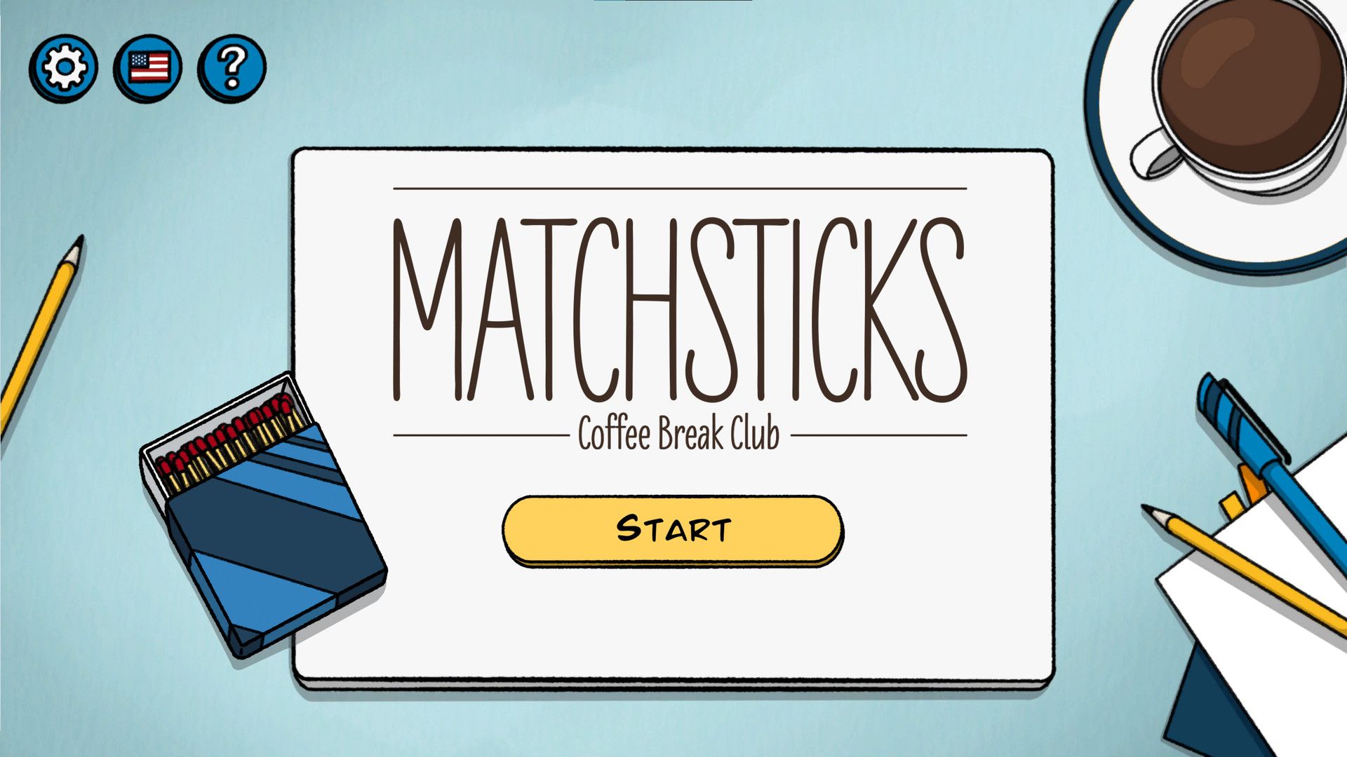 Matchsticks – Coffee Break Club Guía completa de soluciones