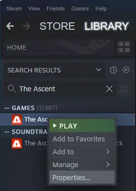 The Ascent Cómo transferir Game Pass Guardar en Steam