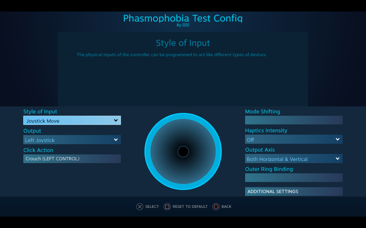 Configuración del controlador Phasmophobia PS4 / XB