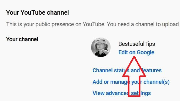 Cambiar el nombre del canal de YouTube en el escritorio