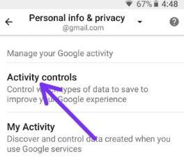 Cómo eliminar el historial de búsqueda por voz de Google en Android Oreo