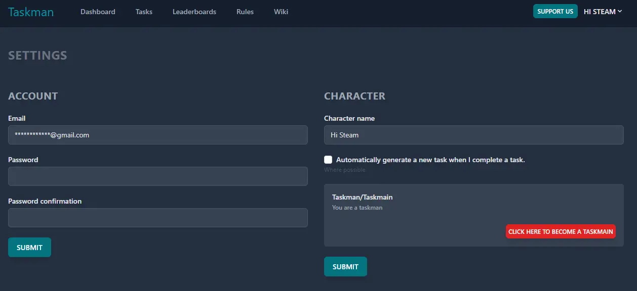 RuneScape Taskman Mode - Deja que RNG decida tu destino