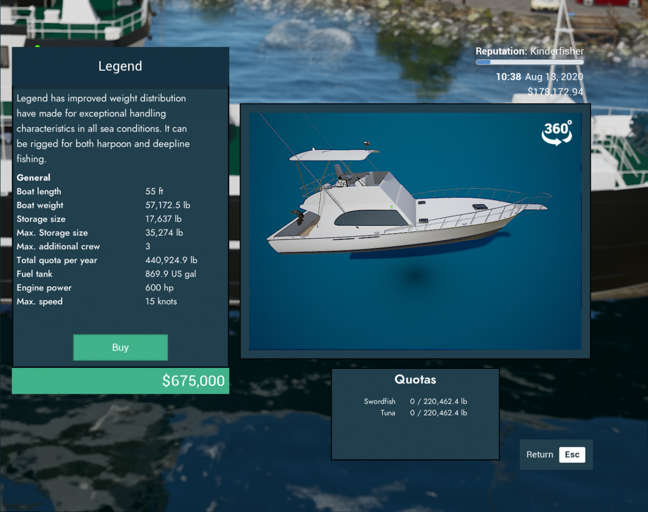 Pesca: Guía de barcos del Atlántico Norte (especificaciones, ubicaciones de compra, aparejos y tipo)