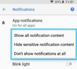 Cómo cambiar las notificaciones de la pantalla de bloqueo Galaxy S9 y S9 Plus