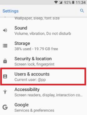Cómo poner información de emergencia en la pantalla de bloqueo de Android Oreo