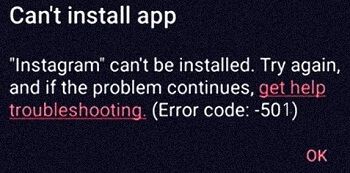 Cómo reparar el error 501 de Google Play Store