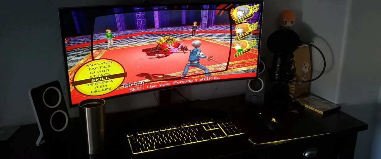 Persona 4 Golden Cómo jugar en un monitor ultra ancho de 21:9 (usando Reshade)