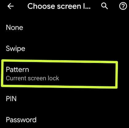 Cómo quitar el patrón de bloqueo en Android