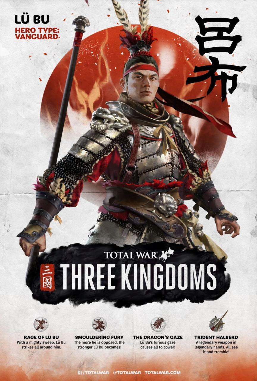 Total War: THREE KINGDOMS - Guía de personajes desbloqueables