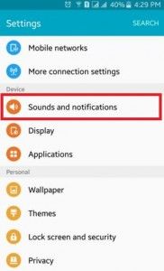 Cómo bloquear notificaciones de aplicaciones en Android Lollipop 5.1.2