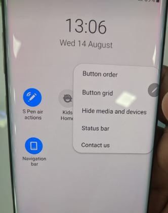 Cómo personalizar la barra de notificaciones en Galaxy Note 10 Plus