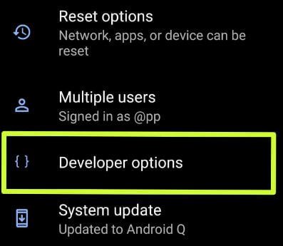 Cómo poner el modo desarrollador en Android 10