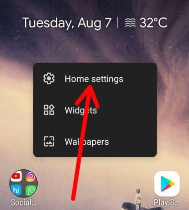 Cómo rotar automáticamente la pantalla de inicio en Android 9 Pie