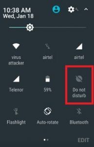 Cómo usar el modo No molestar en Android Nougat 7.1.2